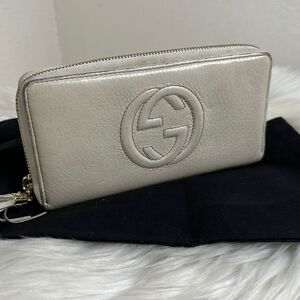 💯Authentic Gucci Soho Zipped Long Wallet🍀
